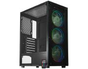 GABINETE GAMER 60C5 C/ KIT ARGB AKAAG RAINBOW FAN120*3PC+S/FITA - KMEX