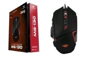 MOUSE OPTICO GAMER USB PRETO C/LED 4800DPI  MG-130BK - C3TECH