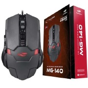MOUSE OPTICO GAMER USB PRETO C/LED 4800DPI  MG-140BK - C3TECH