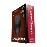MOUSE  GAMER USB PRETO C/LED COMMANDER 6400DPI  MG-330BK - C3TECH