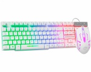 KIT GAMER TECLADO KMW5228 + MOUSE GAMER MOA834 BRANCO - KMEX