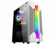 GABINETE GAMER BIFROST WHITE CG-W1A9 PAINEL LED RGB S/FAN - KMEX