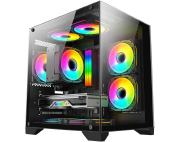 GABINETE GAMER AQUARIO *MICRO ATX* CG- 0830 S/ FAN - KMEX