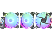 KIT 3 COOLER ARGB STAR 120X120 + PLACA AABDK1 - KMEX