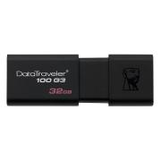 PEN DRIVE 32GB DATATRAVELER USB 3.0 PRETO - KINGSTON