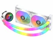 WATER COOLER 240MM BIFROST  WHITE ILUMINAÇÃO ARGB WAC5 - KMEX